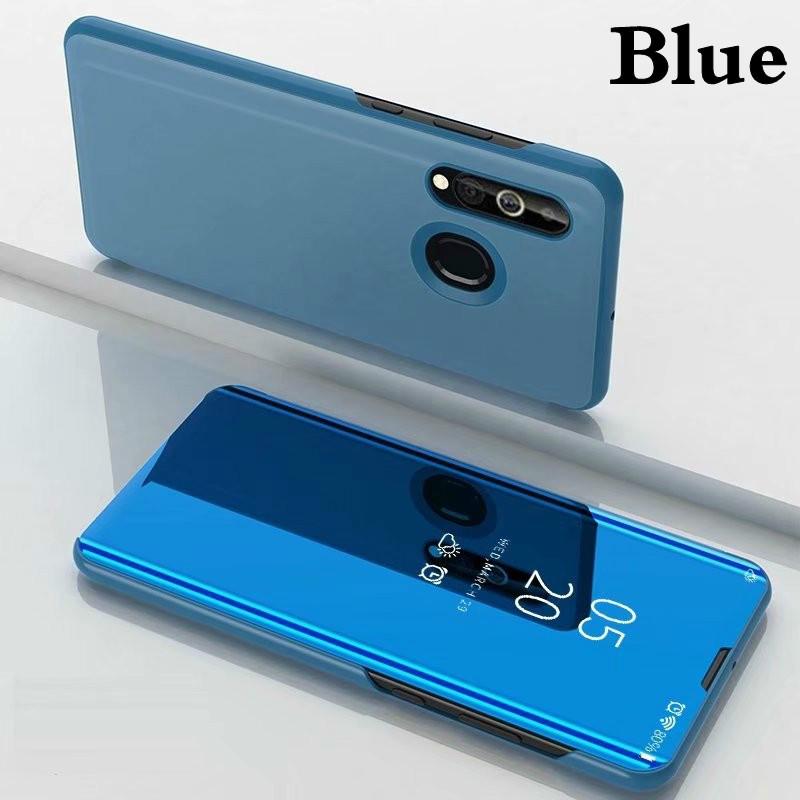 Luxury Smart Mirror Flip Phone Case For Huawei Nova 7i 7se 7 7Pro Cover