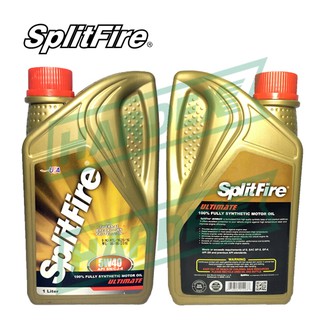 SplitFire Ultimate Sae 5w-40 Fully Synthetic Motor Oil Liter | Shopee ...