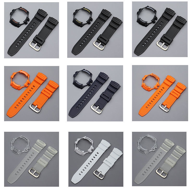 Casio g-shock Sports Watch Replacement Strap+Case Set Used For MCW-100H ...