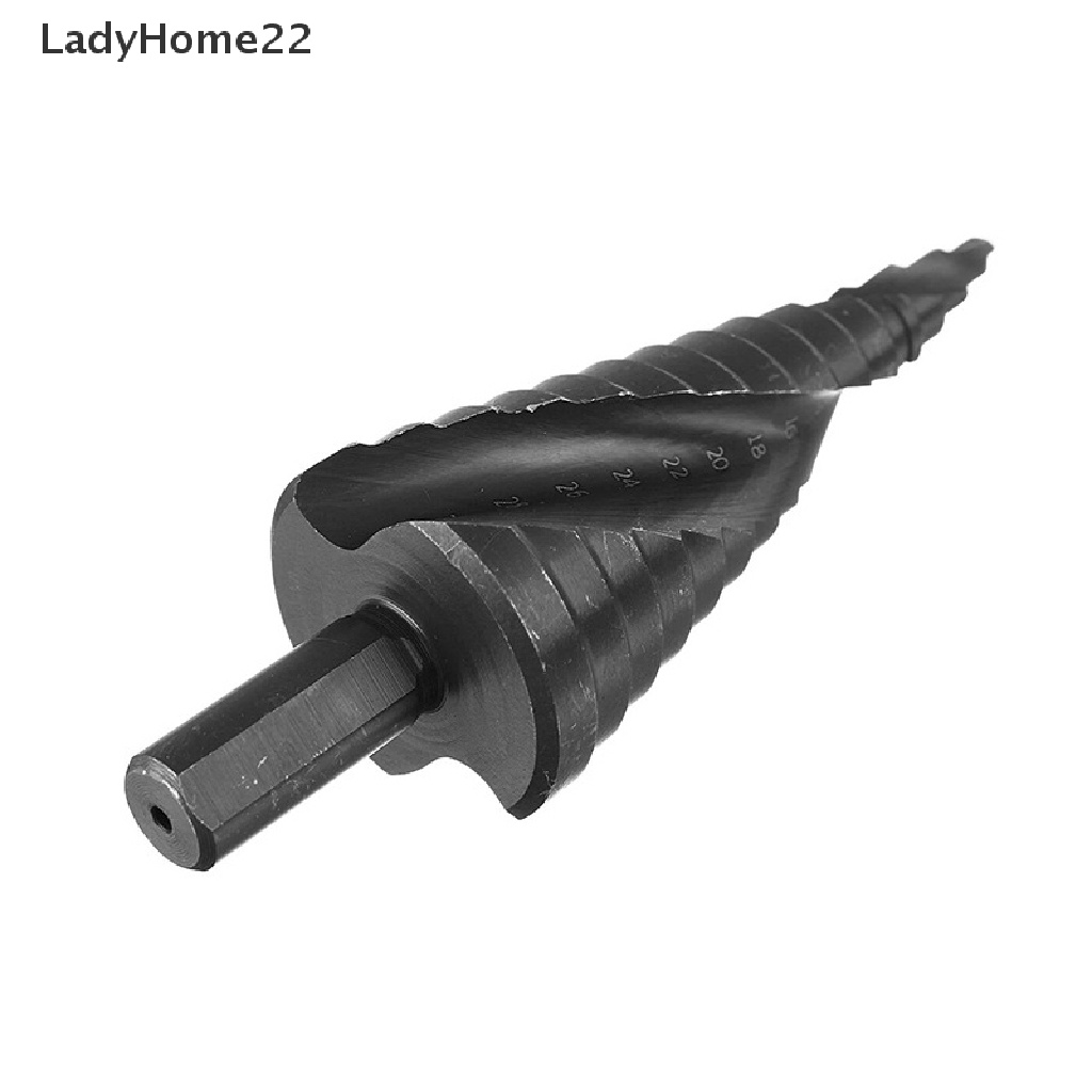 LadyHome 3PCS/SET 4-32MM HSS Cobalt Step Stepped Drill Bit Set Nitrogen ...