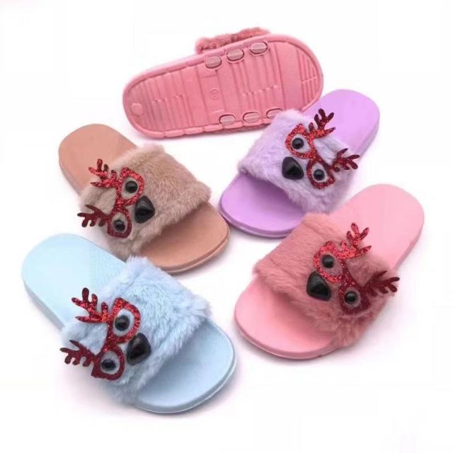 kids christmas slippers