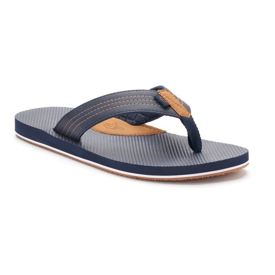 dockers mens terry slide slippers