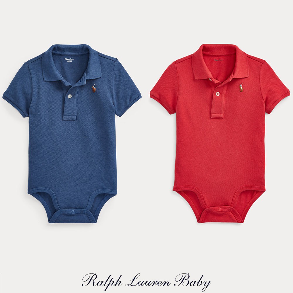 ralph lauren baby boy polo bodysuit