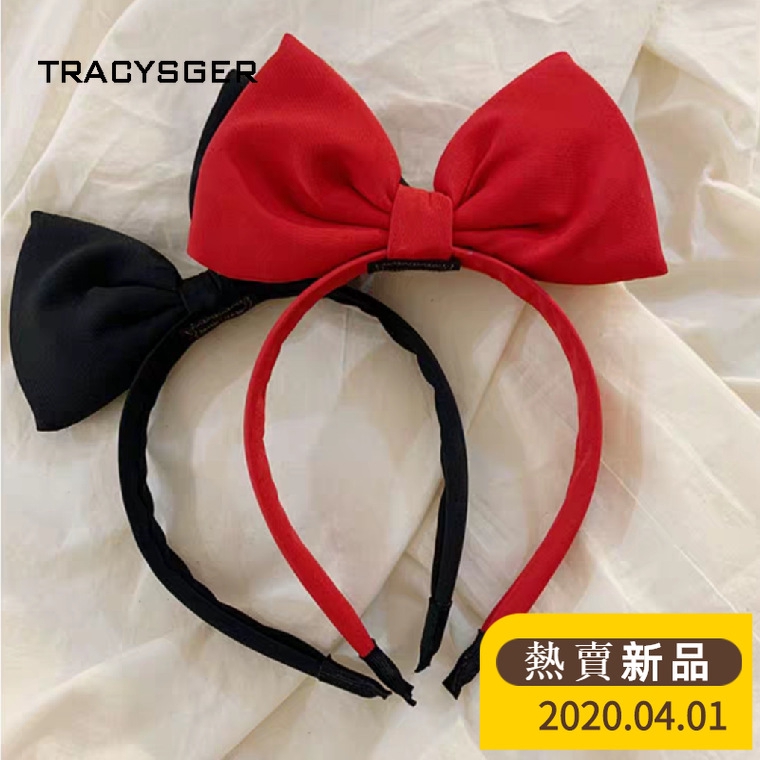 red bow headband