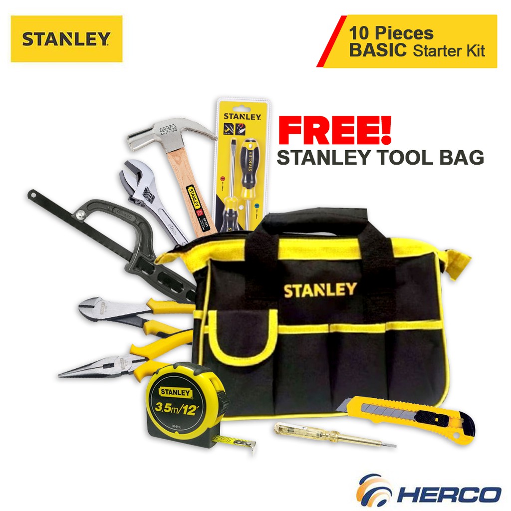 STANLEY Basic Starter Kit Hand Tools (STSTARTERKIT2) | Shopee Philippines