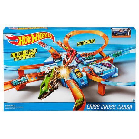 hot wheels criss cross crash set