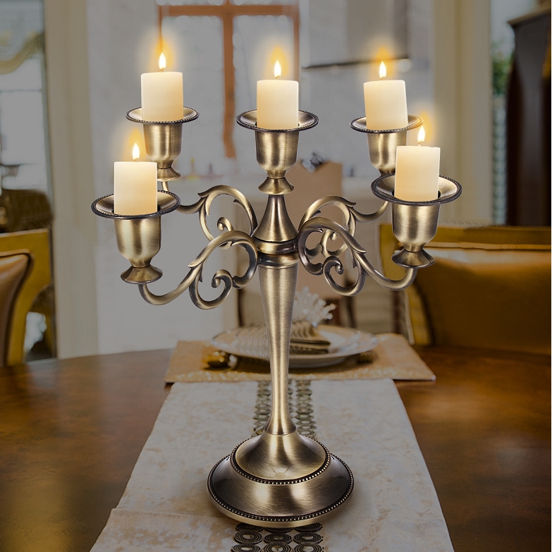 Dongxi 3 5 Arm Vintage Metal Craft Candelabrum Candle Holder