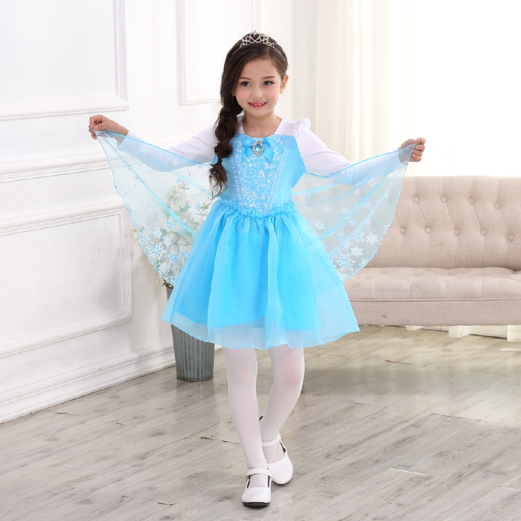 long sleeve frozen dress