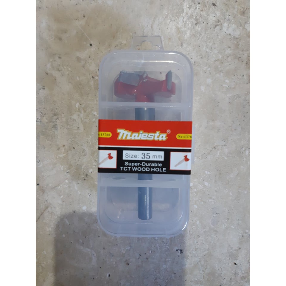 TCT Wood Hole / Concealed hinges installation kit 35mm Drill bit / Hole