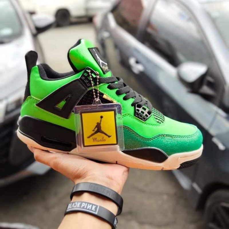 green jordan 4 manila