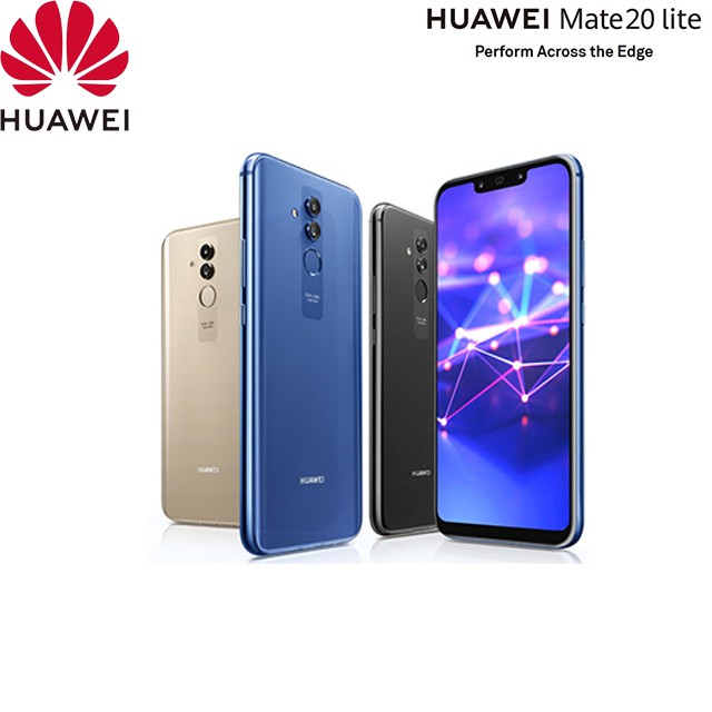 Amazon Com Huawei Mate 20 Lite Sne Lx3 64gb Factory Unlocked 6 3 Fhd International Version Sapphire Blue