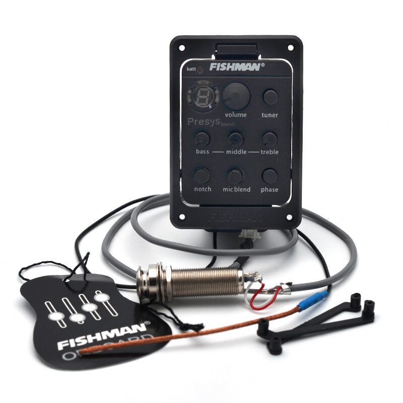 Fishman 101/201/301 Presys Blend Preamp Acoustic Guitar Equalizer Tuner