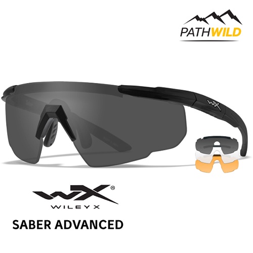 WILEYX SABER ADVANCED Glasses MATTE BLACK Color Frame Protect Eyes