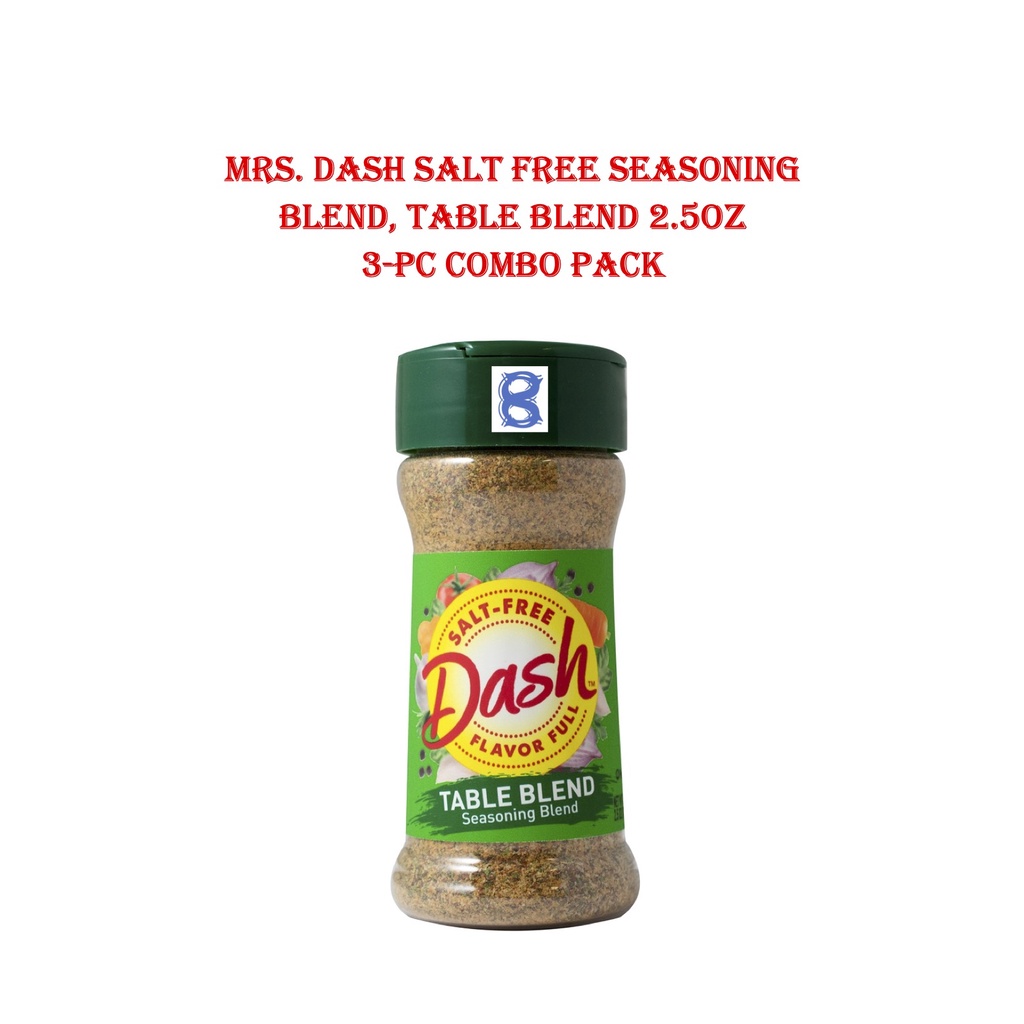 Mrs. Dash SaltFree Seasoning Blend Table Blend 2.5oz 3PC COMBO PACK