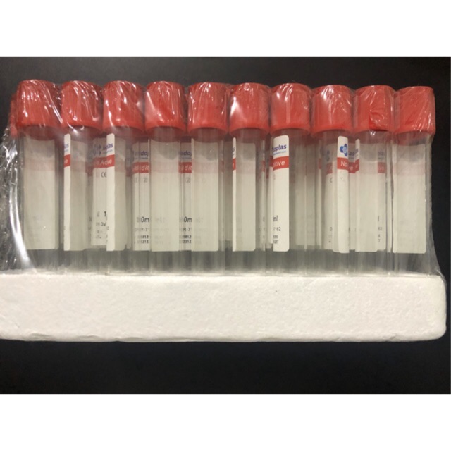 Red Top Vacuum Tube 5ml, 10ml Shopee Philippines