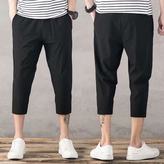 Summer Big size 3/4 length casual pants for men breathable and ...