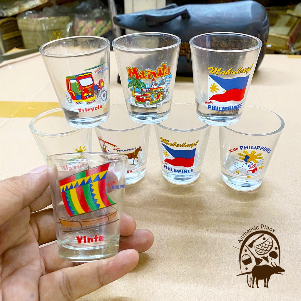 Shot Glass in Different Philippine Designs Shopee Philippines