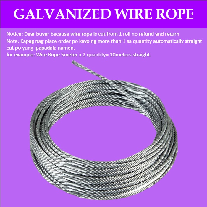 Mago 5m Dia 610mm 304 Stainless & Gal Steel Wire Rope Cable Clip