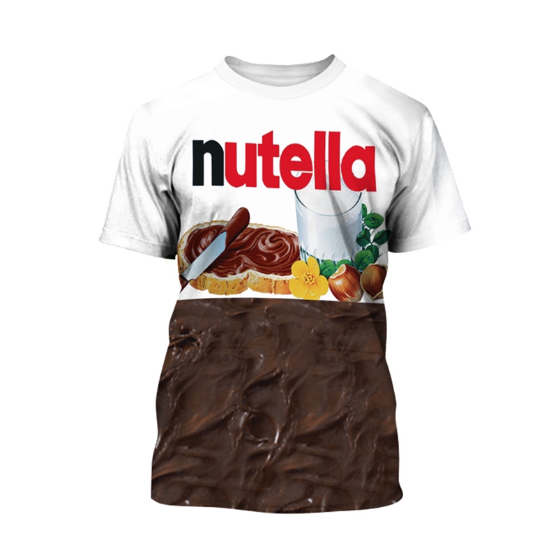 nutella chocolate print hoodie