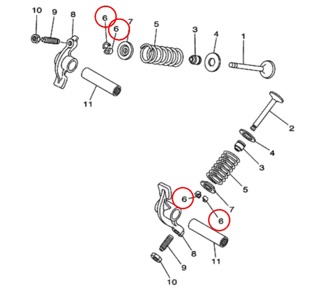 Mio Sporty / Mio i125 / Aerox155 / Nmax Valve Retainer Spring Lock ...