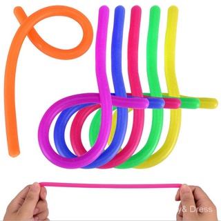 Stretchy String Fidget / Sensory Toys Monkey Noodles It Rope Soft Figet Stress Noodle Stretch Children's Toys Pull Reliever