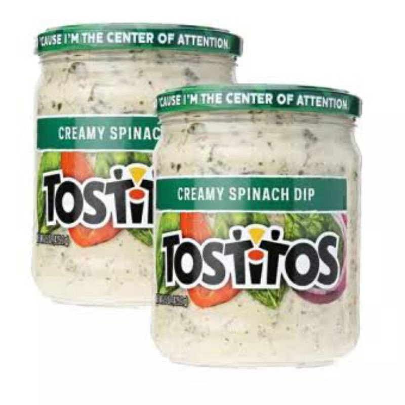 Tostitos spinach dip and Tostitos medium Queso Blanko dip Shopee