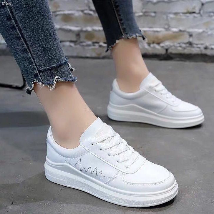 Ruru korean white shoes for women #r100 | Shopee Philippines