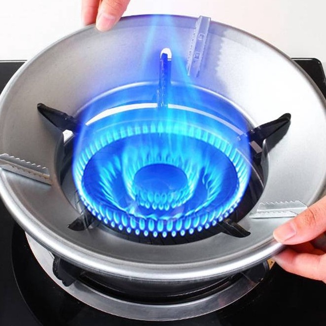 Windproof High Efficiency Gas Stove Energy Saving Cover 8 OPEN Shopee