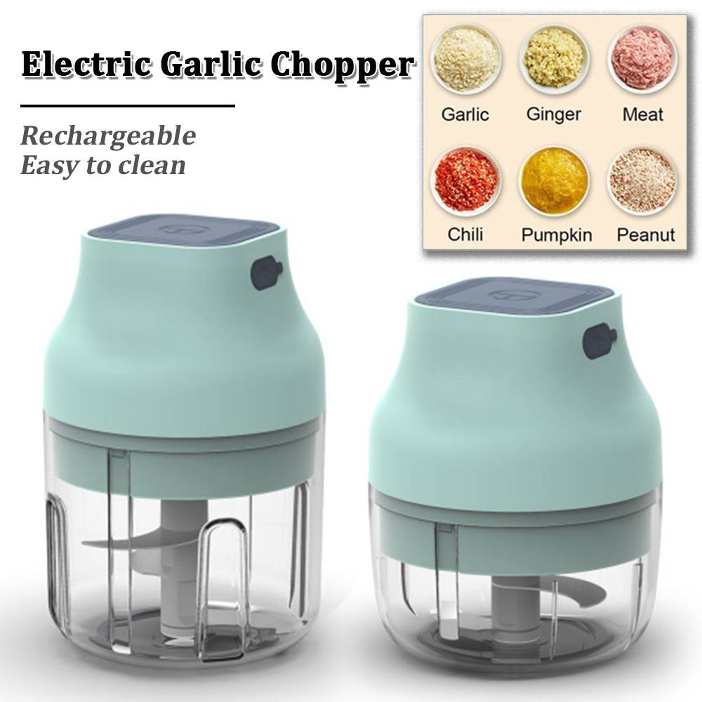 250ML Mini Electric Grinder Crusher Food Garlic Vegetable Chopper