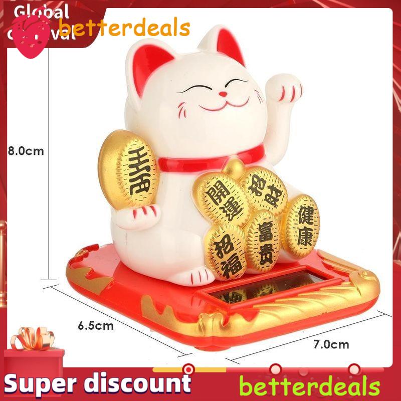 Professional Lucky Cat Wealth Waving Shaking Hand Fortune Welcome Cat Cute Figurine Miniature Shopee Philippines