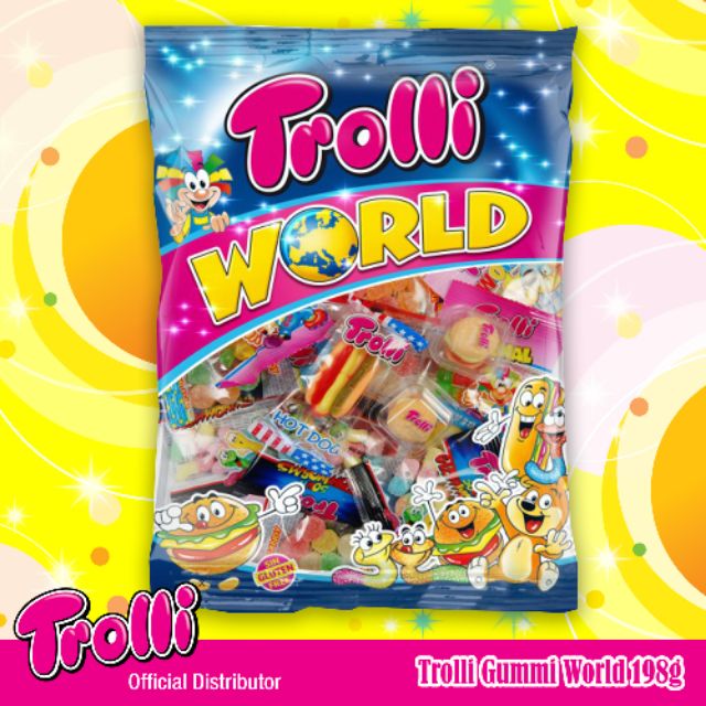 Trolli Gummi World 198g Assorted Gummi Candies Party Pack Shopee