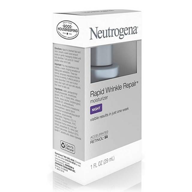 rapid wrinkle repair moisturizer von neutrogena
