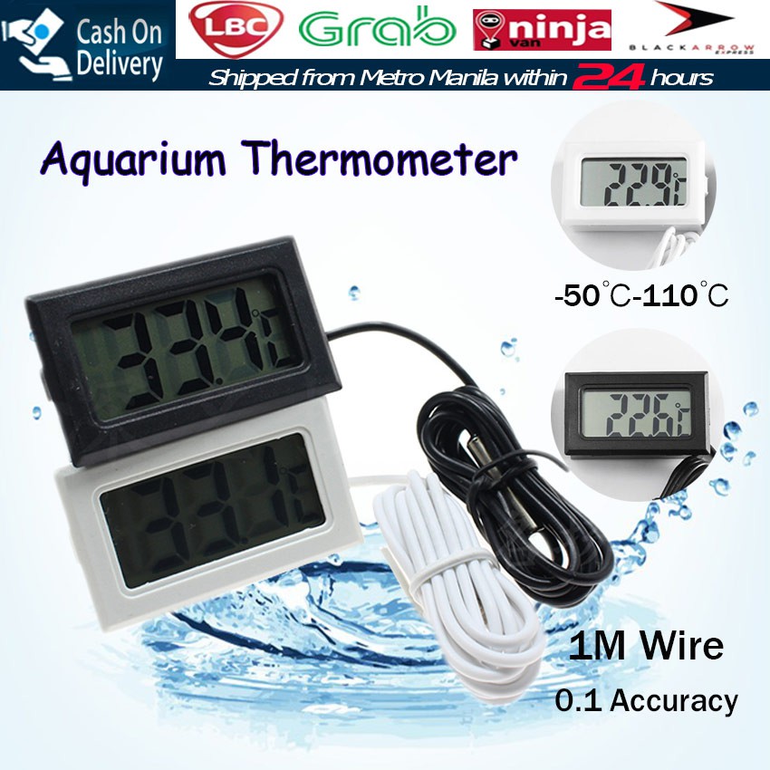 Electronic Thermometer Aquarium Thermometer Fish Tank Refrigerator ...