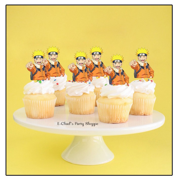 NARUTO Cupcake Topper (12pcs./pack) | Shopee Philippines