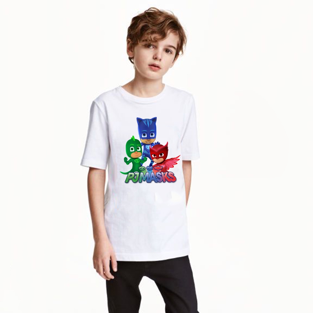 Summer Fashion Shirts Pj Mask Cartoon Printed Children Short Sleeve Cool Boys Kids Girls Boys Superhero T Shirts Kids Clothes Shopee Philippines - 2018 summer big boys game cartoon fortnite tshirt shorts toddler kids clothing ninja roblox minecraft printed t shirt clothes in t shirts from mother