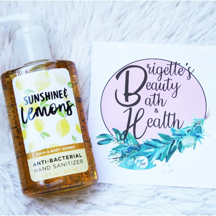 Authentic Bath & Body Works Sunshine & Lemons Hand Sanitizer 225mL