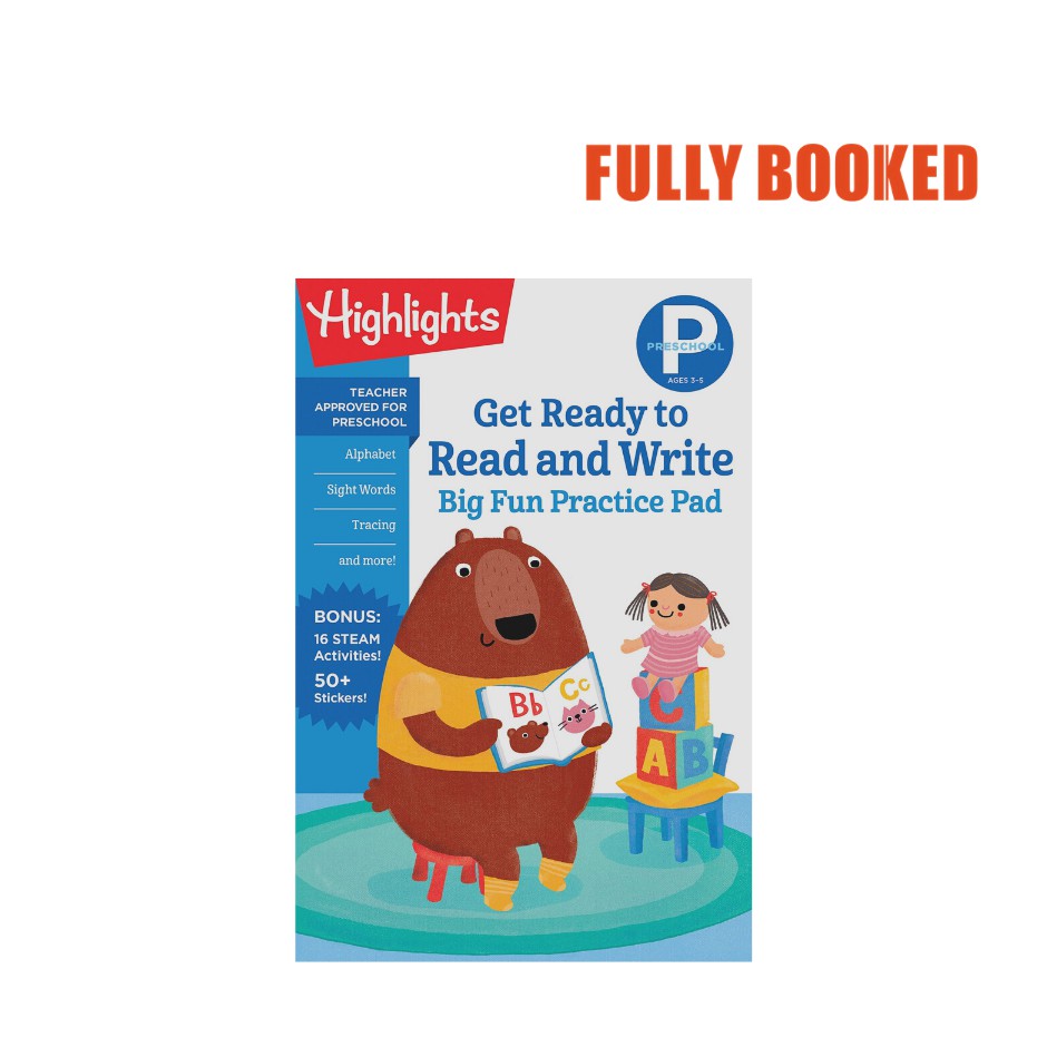 Get Ready To Read And Write Big Fun Practice Pad Preschool Paperback By Highlights Learning Shopee Philippines