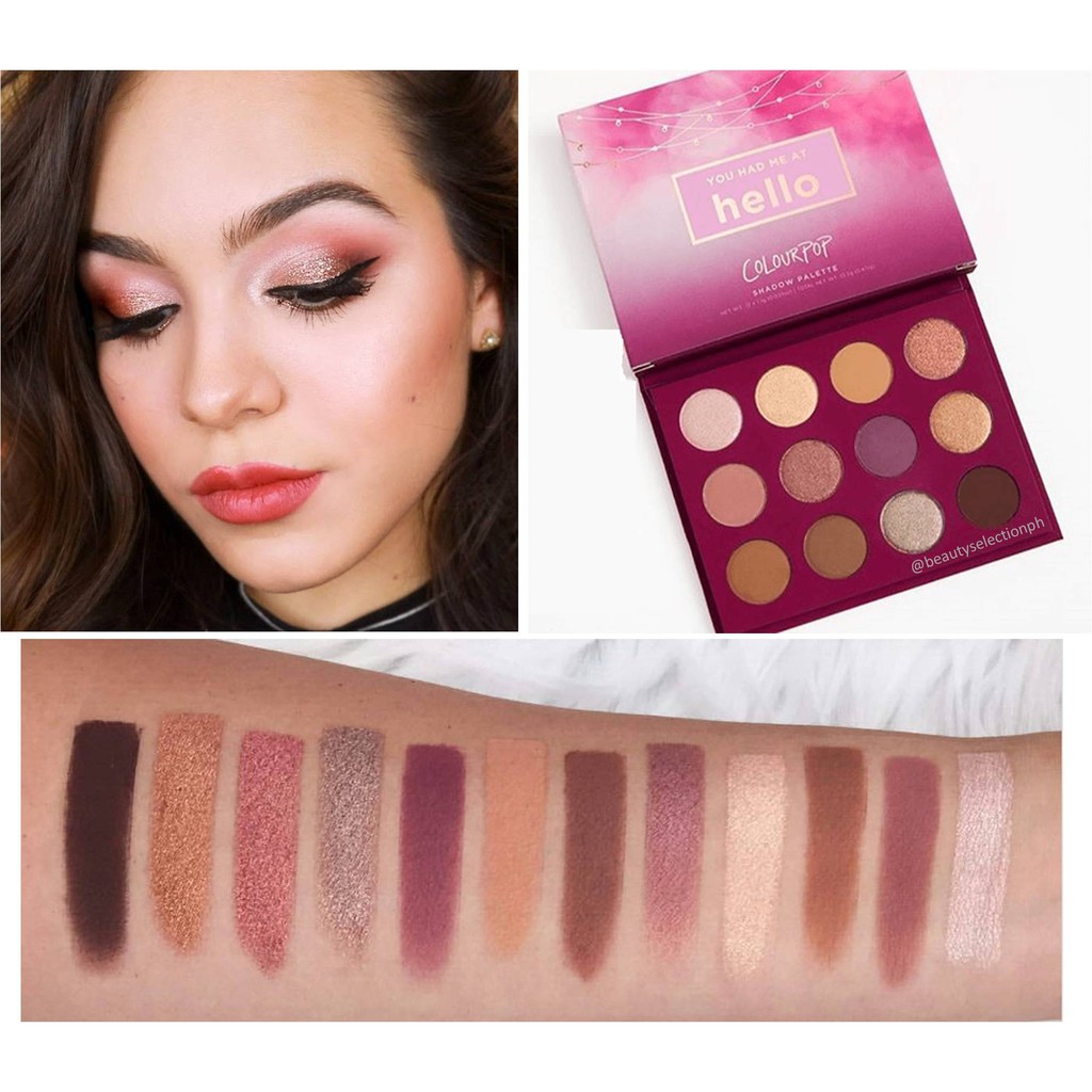 Colourpop You Had Me At Hello Eyeshadow Palette Shopee Philippines