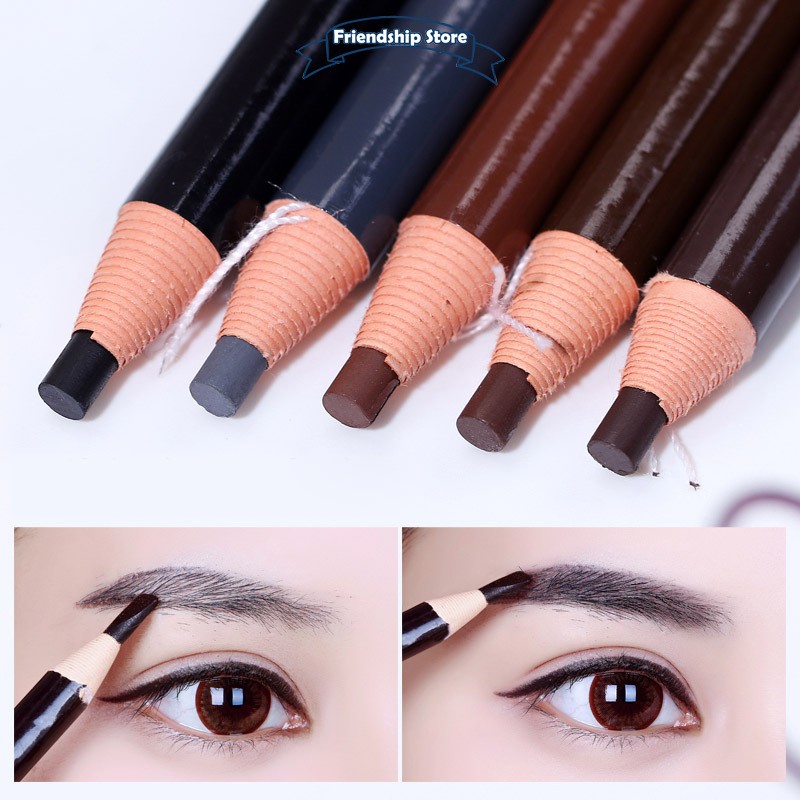 Fs 5 Pcs Waterproof Microblading Eyebrow Peel Off Pencil Makeup Eyebrow Pencil Cosmetics Tools 