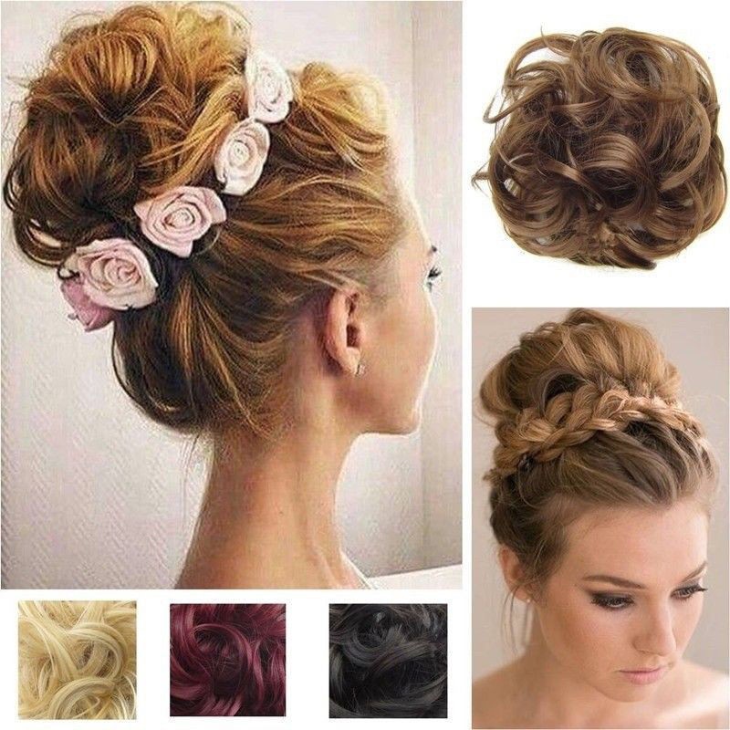Ladies Ponytail Messy Curly Hair Extension Bun Hairpiece Shopee