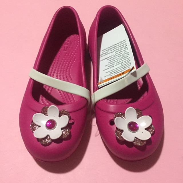 Authentic Crocs Kids Lina Charm Flat Sandal C13 | Shopee Philippines