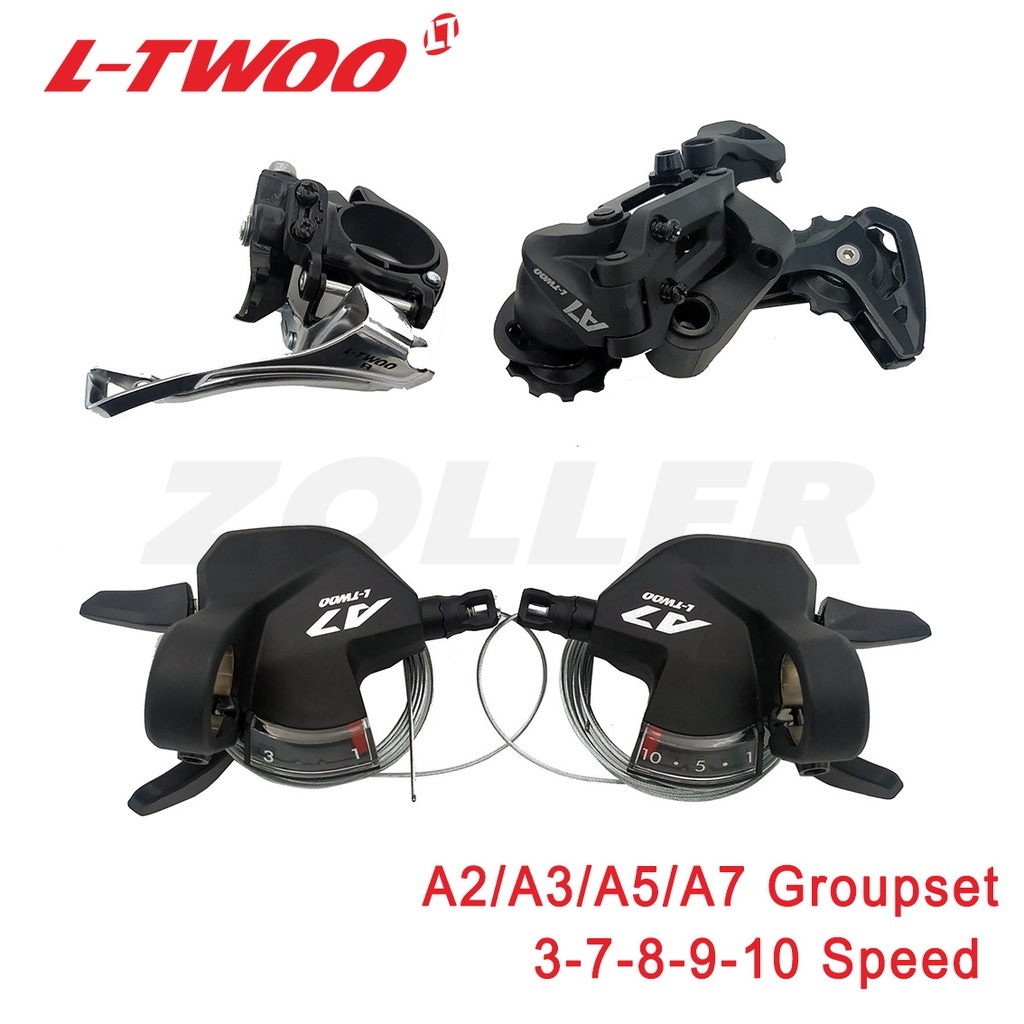 LTWOO A3 A5 A7 1x 3x 8 9 10 Speed Groupset Rear Front Derailleur ...