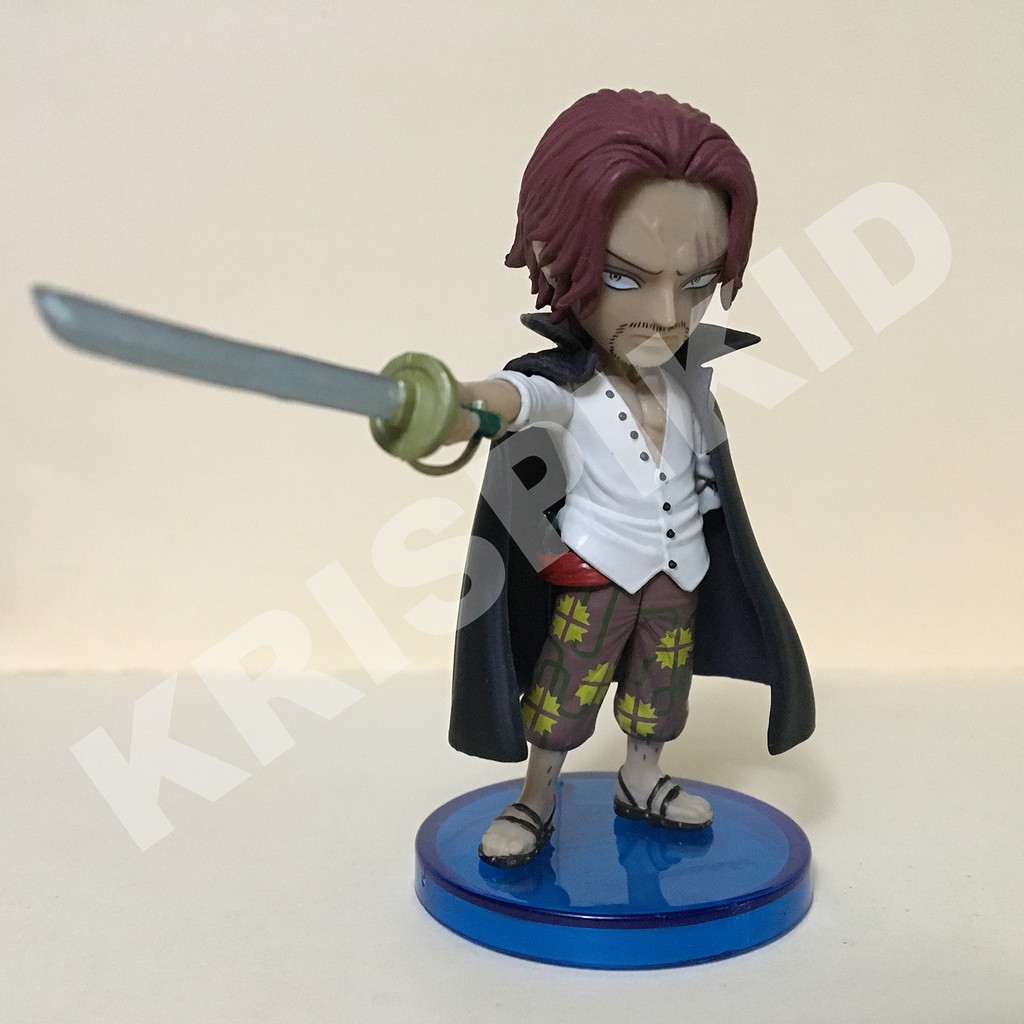 Japanese Anime 7 One Piece Monkey D Luffy Red Hair Shanks Action Figure Collection Model Toy Medalex Rs
