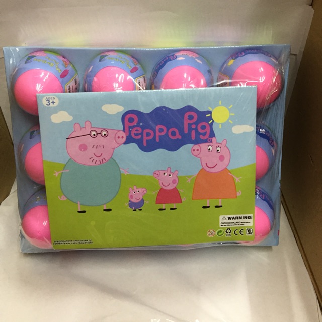 Peppa Pig Surprised Egg 12pcs Kids Toys Kids Gift Peppa Pig Shopee