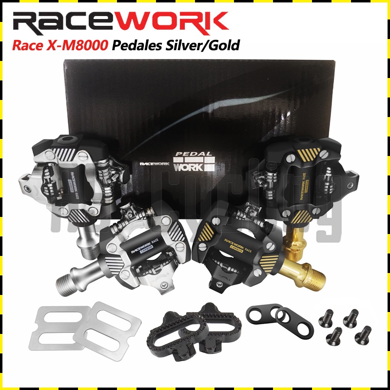 RACEWORK Cleats Pedal X M8100 MTB Cleats Pedals Self-Locking SPD Bike ...