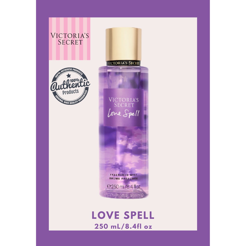 VICTORIA S SECRET FRAGRANCE MIST Love Spell Ml Authentic Shopee Philippines