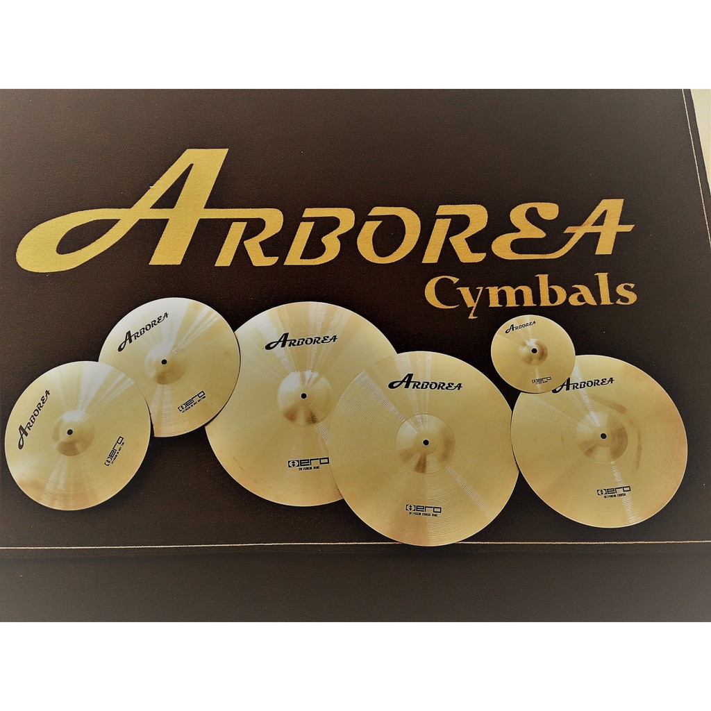 BEST SELLER Cymbals Arborea HERO ALLOY cymbal set FREE SPLASH (ALLOY
