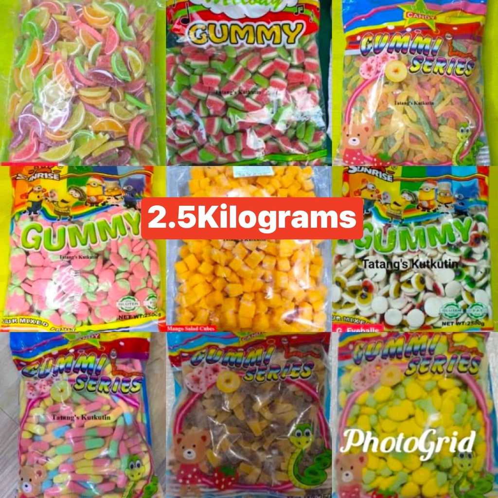 CODCANDY GUMMY2.5KILOS NEGOSYO PACK (LULU/SUNRISE/MELODY/GUMMIES