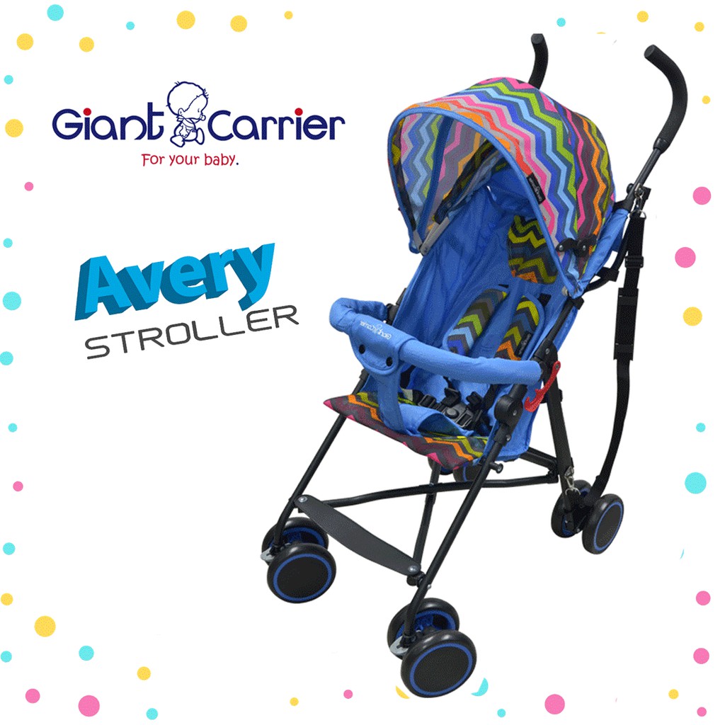 giant carrier stroller blue