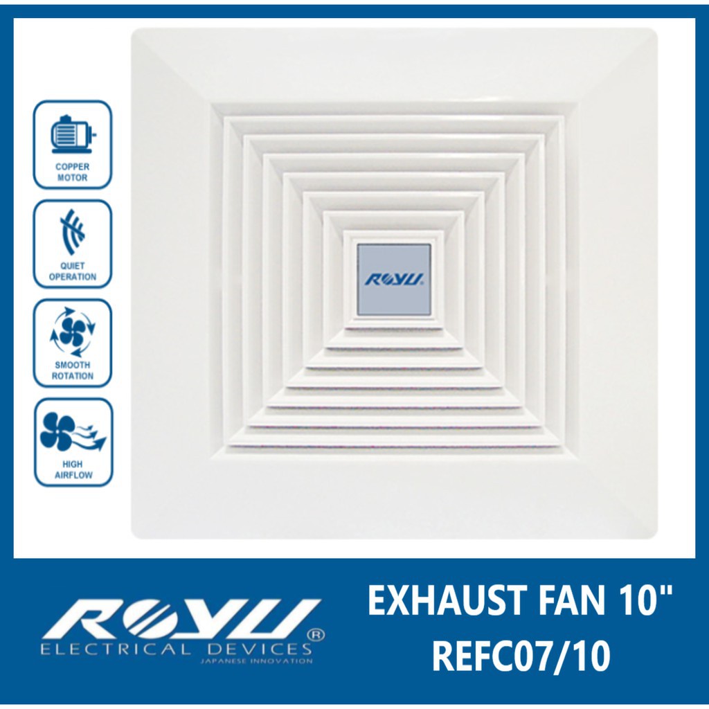 Royu Exhaust Fan Ceiling Type Shopee Philippines